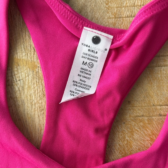 NWOT Yogalicious Girls Romper M(10) - Picture 2 of 4